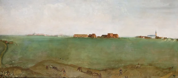 Ansicht von Mögeltöder und Tønder in Südjütland